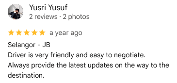 Google Review 5 Bintang RNZ Transport 4